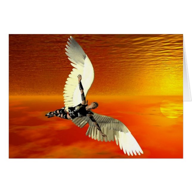 Icarus Hälsningskort (Framsidan Horizontal)