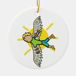 Icarus Julgransprydnad Keramik