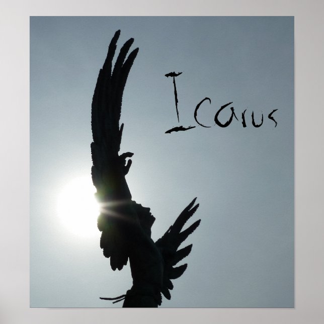 Icarus Silhouette Poster (Framsidan)