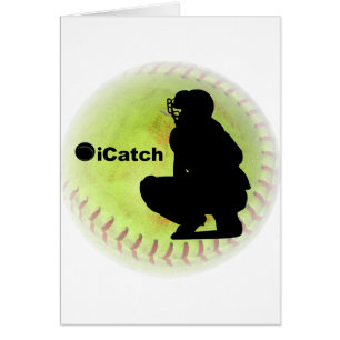 iCatch Fastpitch Softball Hälsningskort