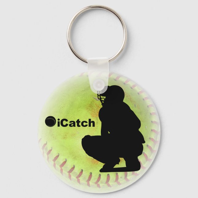 iCatch Fastpitch Softball Nyckelring (Framsida)