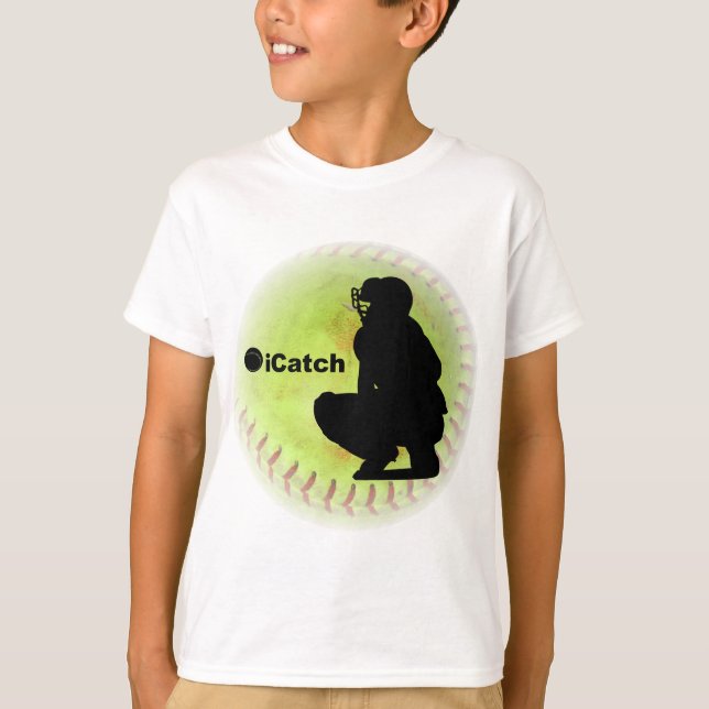 iCatchFastpitch softball T-shirt (Framsida)