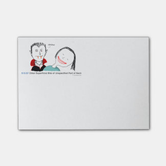 ICD-10: S10.97 annan ytlig bita Post-it Block