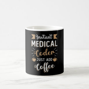 ICD-kodare för omedelbar läkarkodare för kaffe Kaffemugg