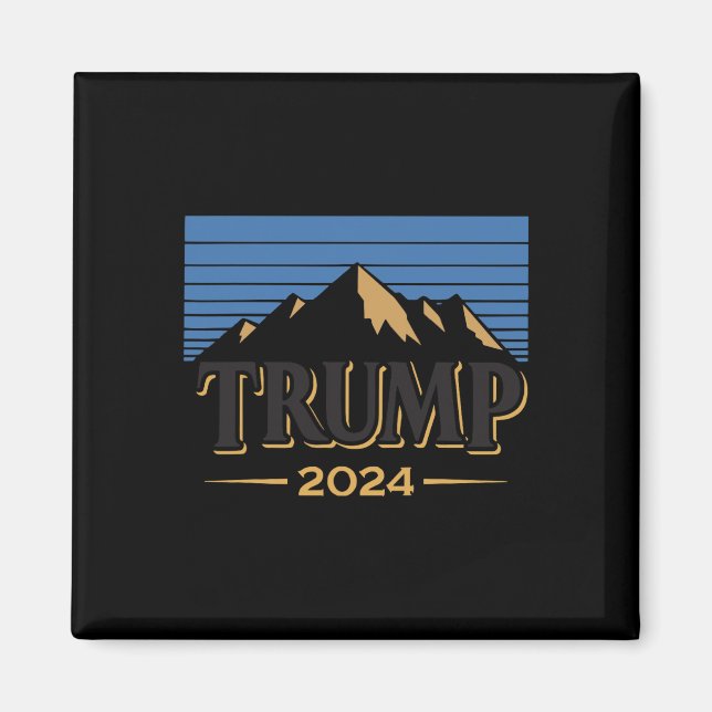 Ice 2024 Trump 2024 Val Amerika Magnet (Framsidan)