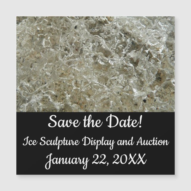 Ice Abstrakt Nature Struktur (Framsida)