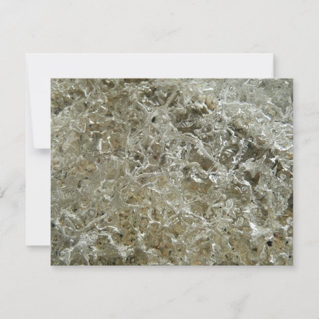 Ice Abstrakt Nature Struktur Anteckningskort (Framsida)
