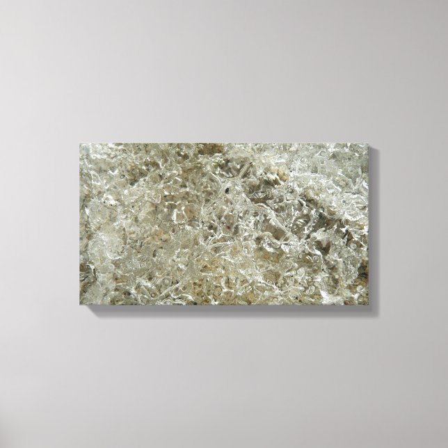 Ice Abstrakt Nature Struktur Canvastryck (Framsida)