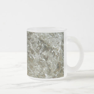 Ice Abstrakt Nature Struktur Frostad Glasmugg