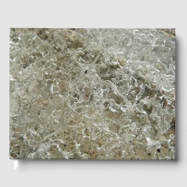 Ice Abstrakt Nature Struktur Gästböcker (Framsida)