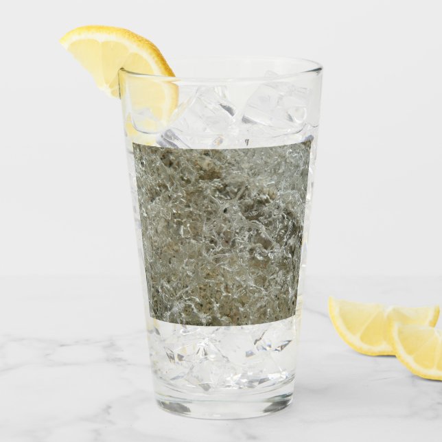 Ice Abstrakt Nature Struktur Glaskopp (Framsida Ice)