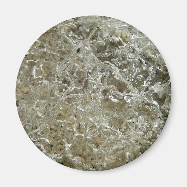 Ice Abstrakt Nature Struktur Magnet (Framsidan)