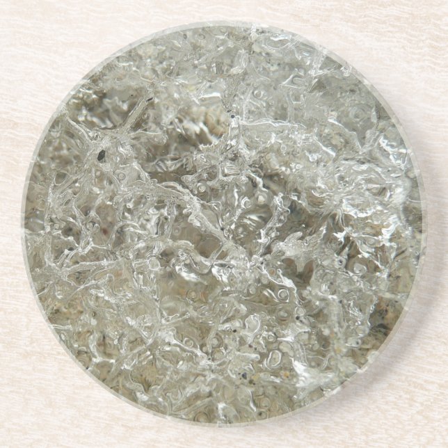 Ice Abstrakt Nature Struktur Underlägg Sandsten (Framsidan)