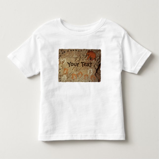 Ice Age Cave Art T Shirt (Framsida)