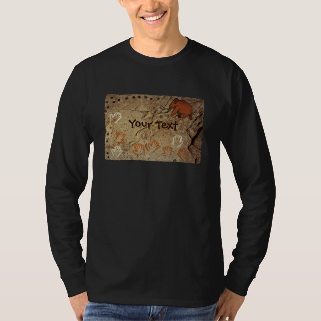 Ice Age Cave Art Tee Shirt (Framsida)