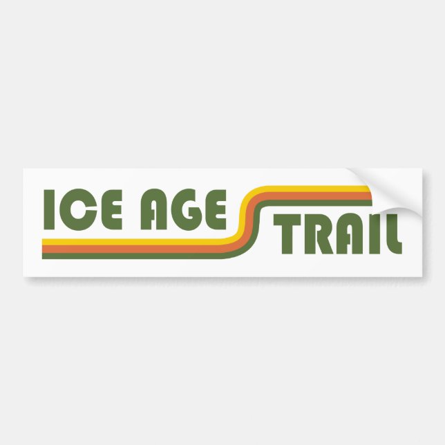 Ice Age Trail Bildekal (Framsidan)