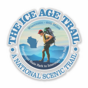 Ice Age Trail (C) Klistermärken