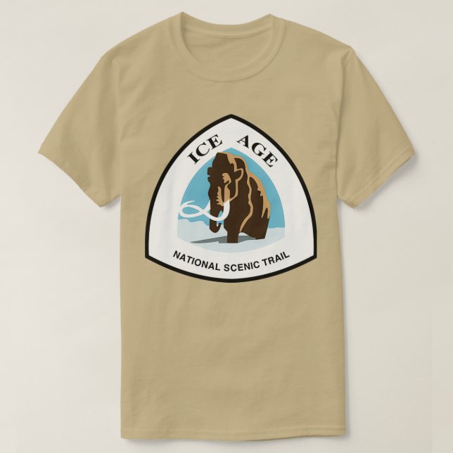 Ice Age Trail T Shirt (Design framsida)