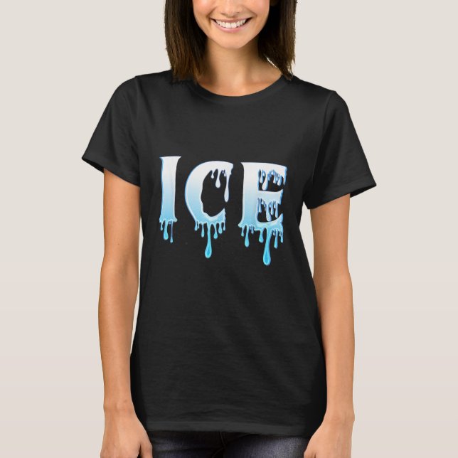 Ice And Fire Halloween Couples Matching Party Cost T Shirt (Framsida)
