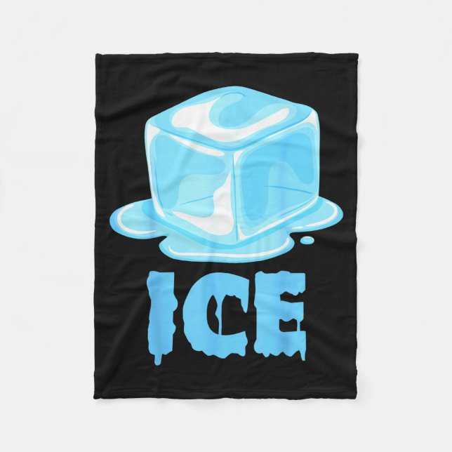 Ice Bag Funny Halloween Christmas Costume  Fleecefilt (Framsidan)