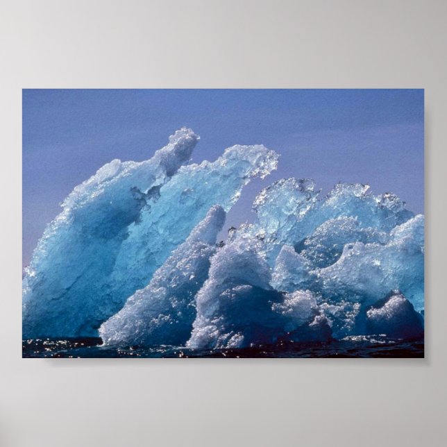 Ice Berg eller Flytande is Poster (Framsidan)
