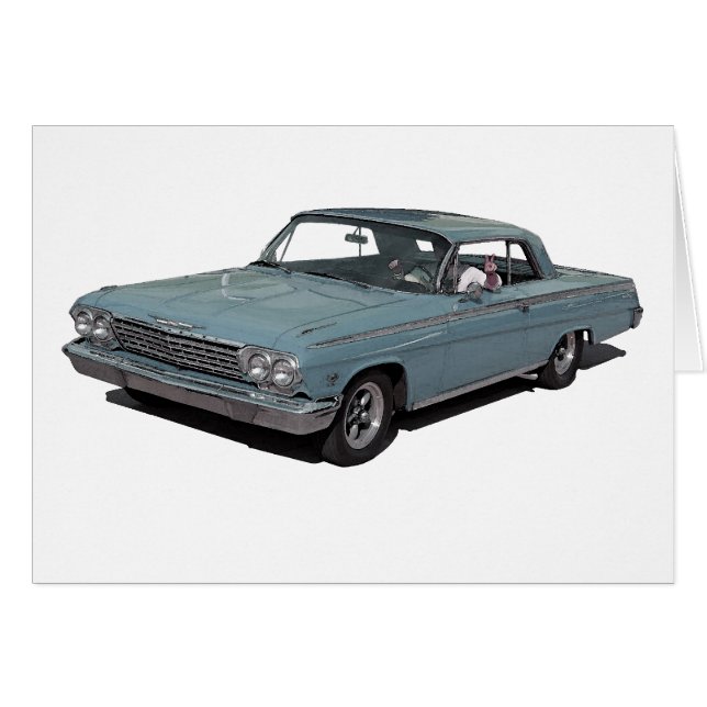 Ice Blue 62 Impala OBS Kort (Framsidan Horizontal)