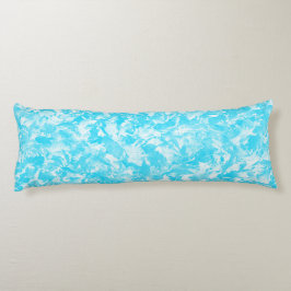Ice Blue Löv Kroppskudde