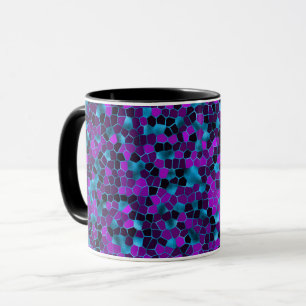 Ice Blue och Violet Shatter Mugg