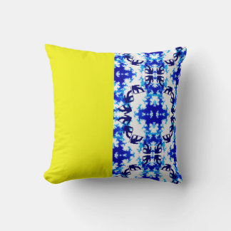 Ice Blue Snowboarder Himmel Gult Snowboarding Spo Kudde