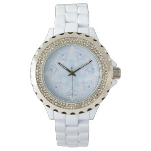 Ice Blue Snowflake Armbandsur