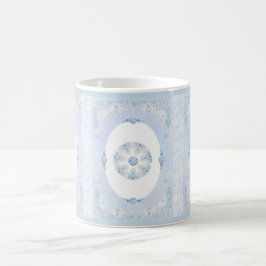 Ice Blue Snowflake Kaffemugg