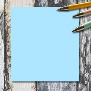 Ice Blue Solid Färg Klassisk ELEGANT Anteckningsblock
