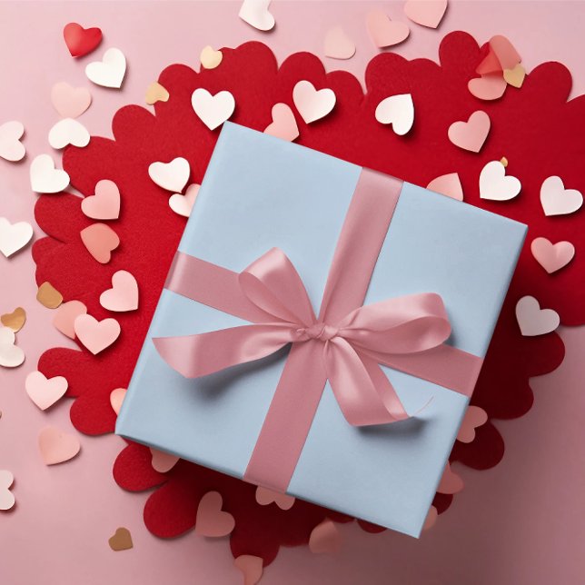 Ice Blue Wrapping Papper Roll Presentpapper (Skapare uppladdad)