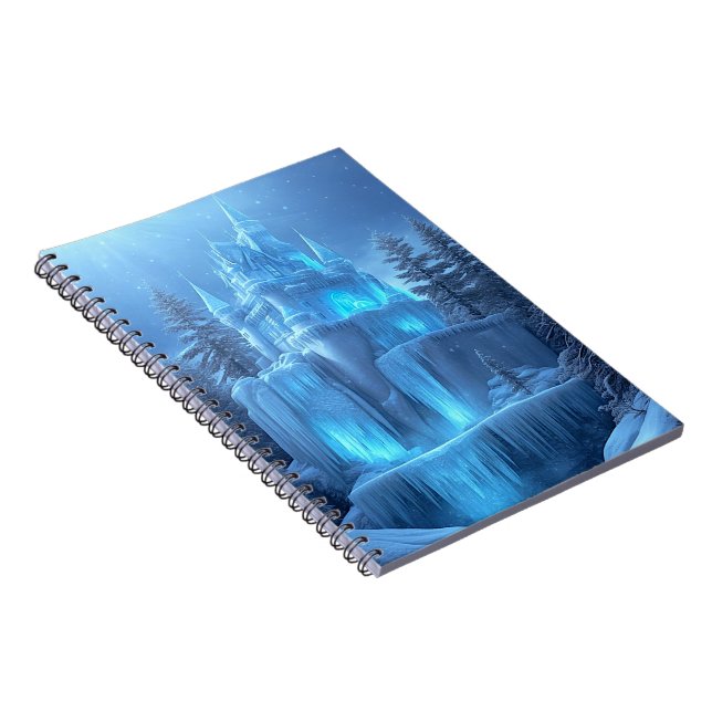 Ice Castle of Frozen Dreams Notebook Anteckningsbok (Högra Sidan)