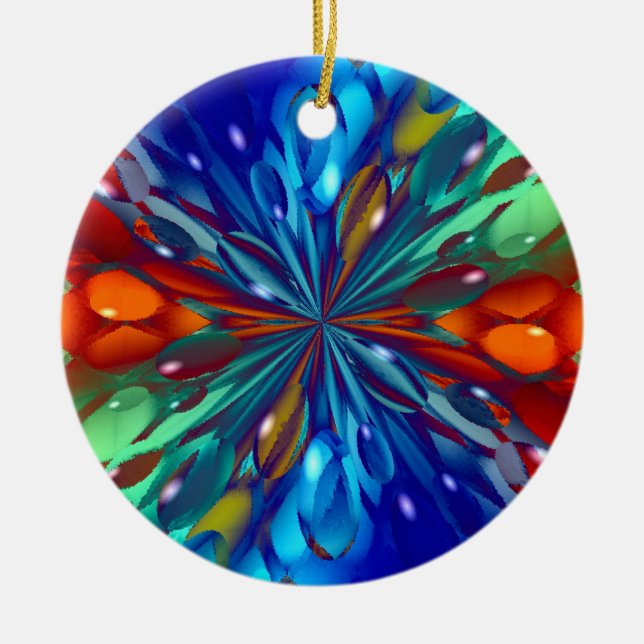 Ice Castles Julgransprydnad Keramik (Framsidan)