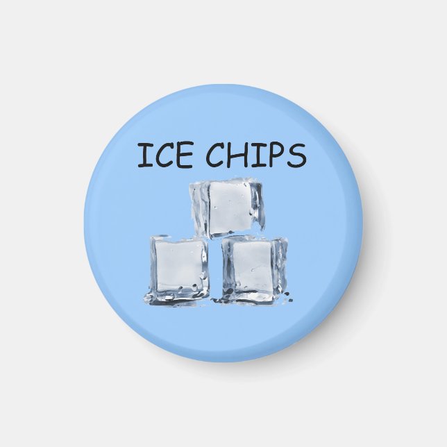 Ice Chip sjukhus Patient Nurse Identify Magnet (Framsidan)