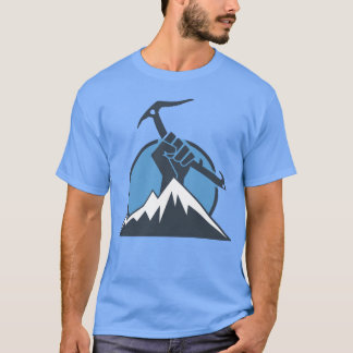 Ice Climbing Power girl T Shirt