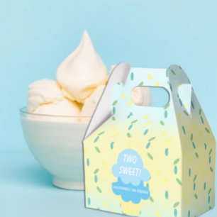 Ice Cream 2:a födelsedagen Presentaskar