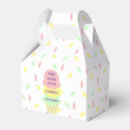 Ice Cream 3:e födelsedagen Presentaskar