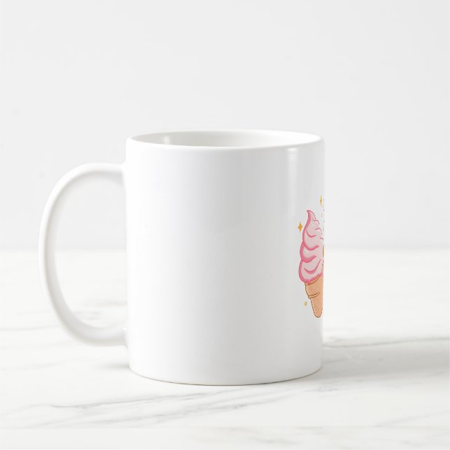 Ice Cream Älskare Kaffemugg (Vänster)