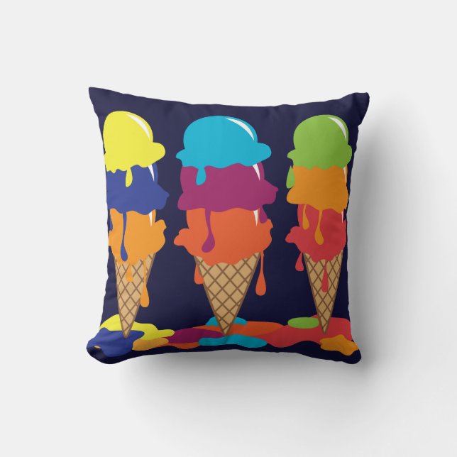 Ice Cream American Mojo Dekorativ kudde (Framsida)