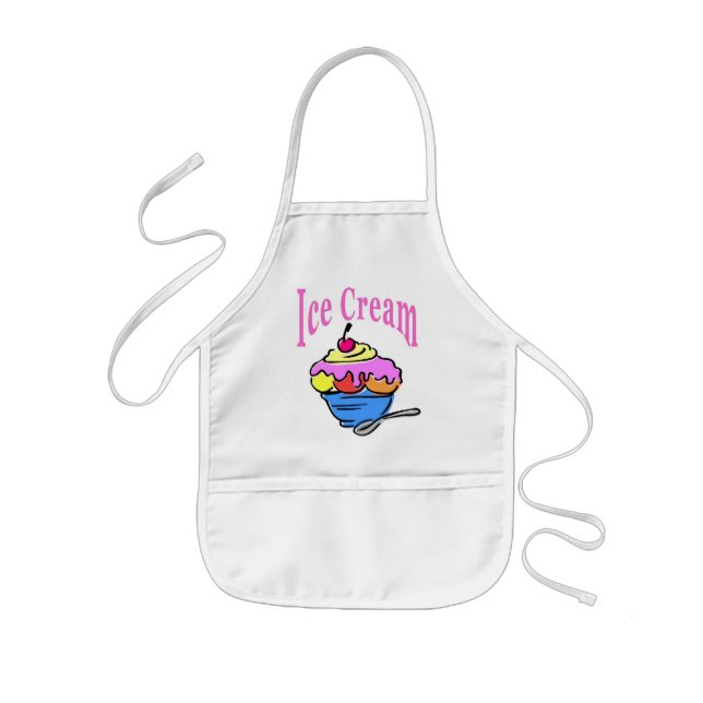 Ice Cream Apron Barnförkläde (Framsidan)