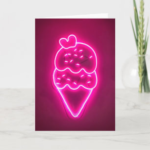 Ice Cream Art Strawberry Ice Cream Clip Art Painti Kort