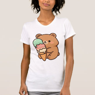 Ice Cream Bear T Shirt
