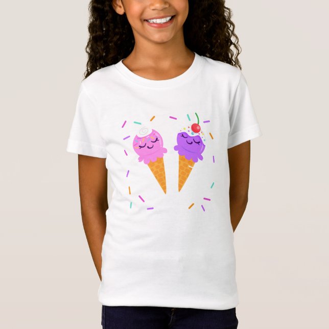 Ice Cream Best Friend T Shirt (Framsida)