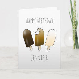 Ice Cream Birthday Kort