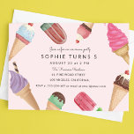 Ice Cream Birthday Rosa Party Inbjudningar<br><div class="desc">Inbjudan till Ice kräm party på födelsedagen med färglösa Pessel och glass. På baksidan finns en söt marin blå bakgrund. Använda anpassa mallalternativet om du vill ändra texten | Använda KLICKA OM DU VILL ANPASSA YTTERLIGARE alternativ om du vill ändra texten stil och färg. Du kan också ändra bakgrunden färg...</div>