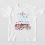 Ice Cream Birthday-skjortan Sister of the Birthday T Shirt<br><div class="desc">Firar födelsedag med denna speciella t-shirt,  speciell och personlig design</div>