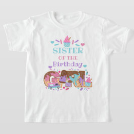 Ice Cream Birthday-skjortan Sister of the Birthday T Shirt