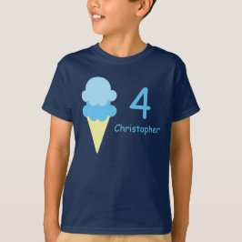 Ice Cream Birthday T Shirt